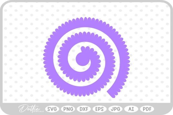 3D Rolled Flower Template SVG PNG DXF: A Versatile Tool for Creative Projects