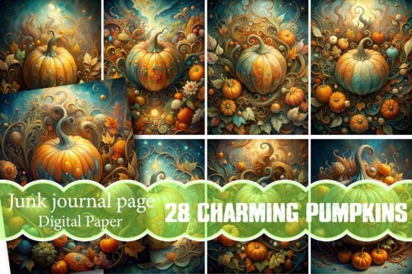 Charming Pumpkins Junk Journal: A Versatile Tool for Creative Projects
