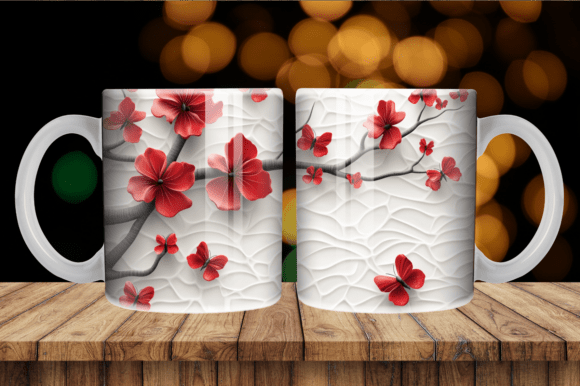 Exploring the Cute 3D Flower Mug Tumbler Wrap, Floral: A Unique and Charming Addition to Your Drinkware