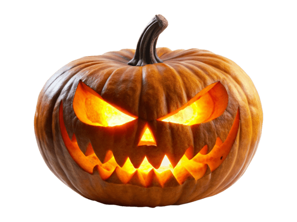 High-Quality 3D Orange Pumpkin PNGs for Design