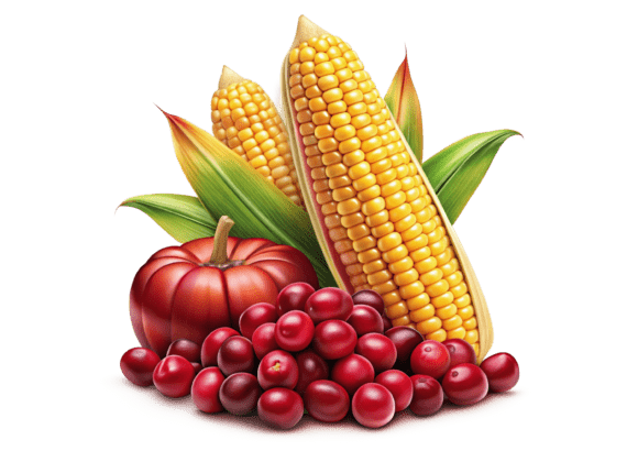 Strategic Use of 3D Sweet Cron Sketch of Cranberry Branch for Creative and Commercial Projects