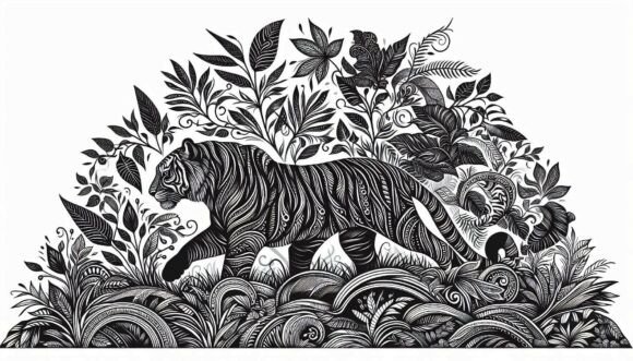 Unleash Creativity with Tiger in a Jungle
