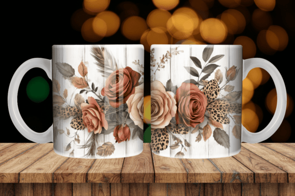 Unleashing Creativity with 3D Mug Roses and Leopard Print Boho Wrap