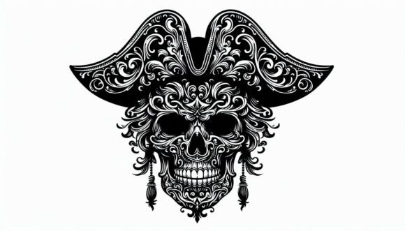 Unlock Creativity with Skull with a Pirate Hat