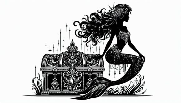 Unlocking Creativity with Mermaid with a Treasure Chest